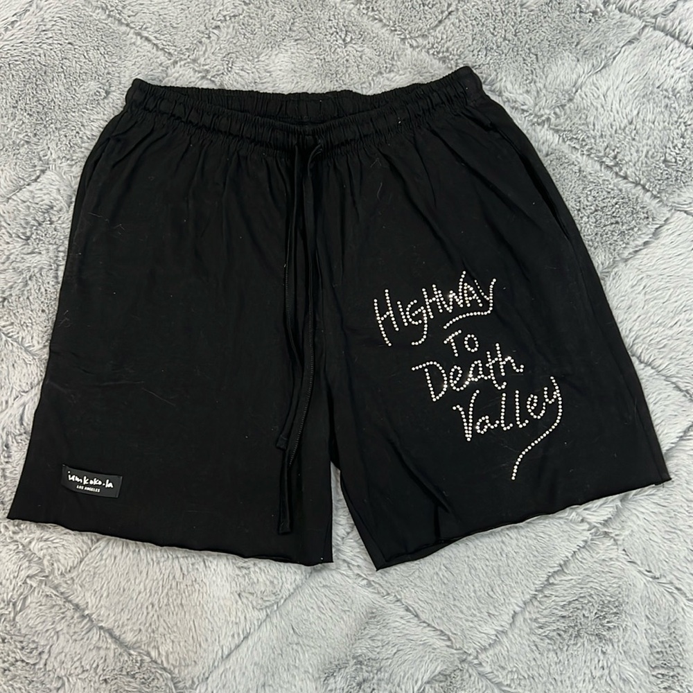 Highway to Death Valley Black Shorts